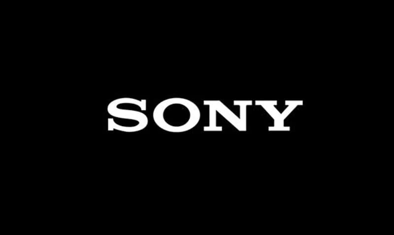 Sony black background logo