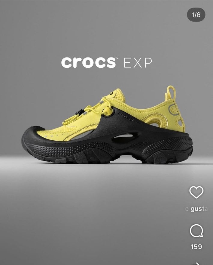 Crocs EXP x Thundercat campaign product still.